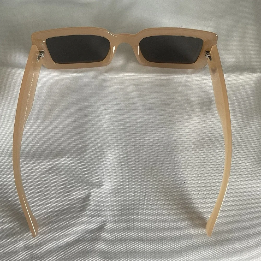 CHPO Tove Sunglasses Milky Tea Frame Made Of Recycled Plastic Grey Lens
